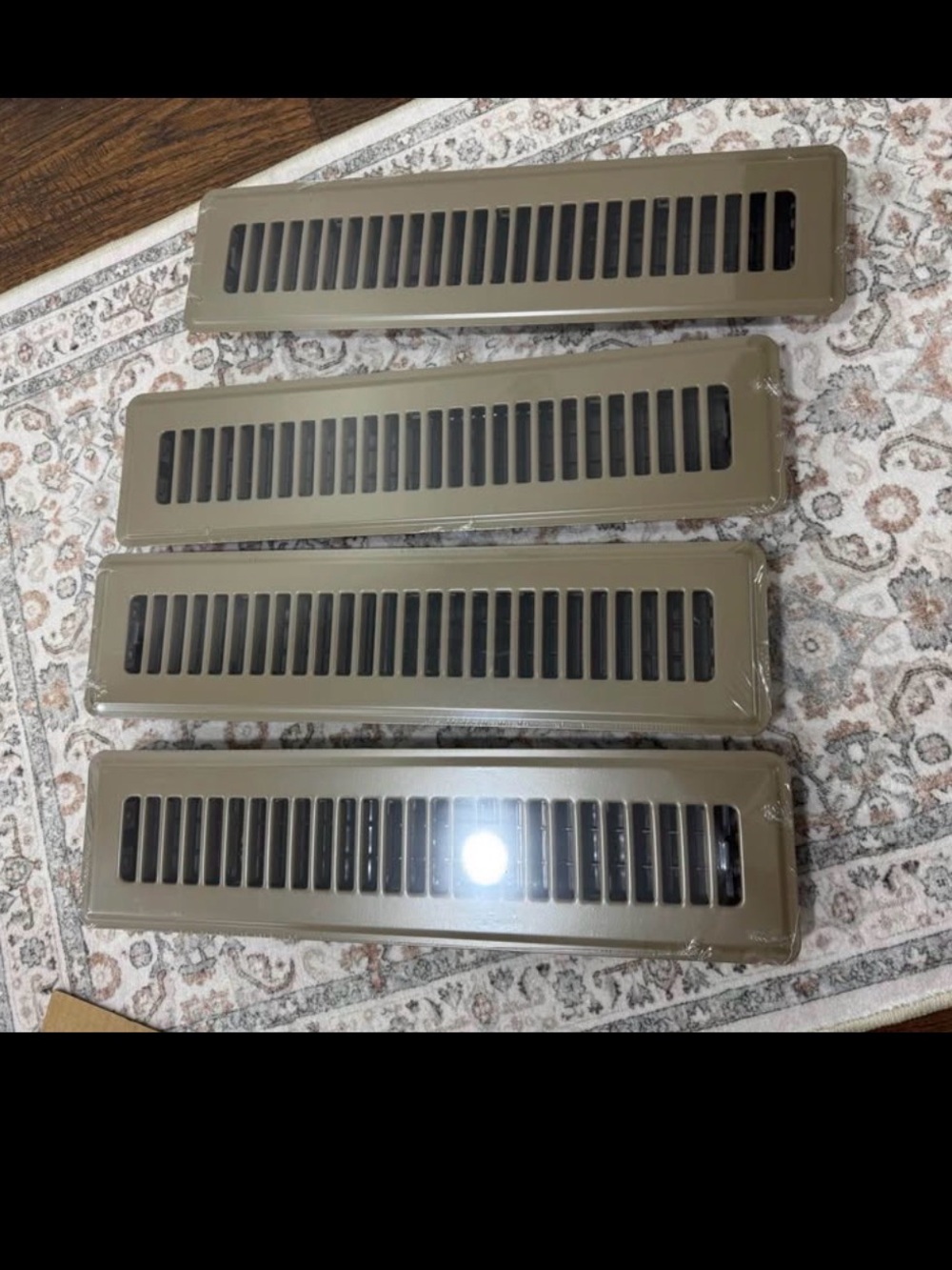 2”x14” Brown Floor Cover, Vents Air Vent brand new